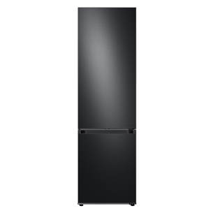 Samsung BeSpoke, 387 L, height 203 cm, black - Refrigerator