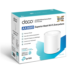 Maršrutizatorius TP-Link Deco X50, WiFi 6