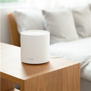 TP-Link Deco X50, WiFi 6, mesh, белый - WiFi-роутер