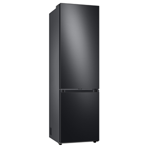Samsung BeSpoke, 387 л, высота 203 см, черный - Холодильник