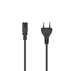 Hama Power Cord, 2-pin, 1,5 m, black - Power cord