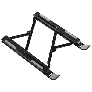 Nešiojamo kompiuterio stovas Hama Light Notebook Stand, sulankstomas, juodas 00053046