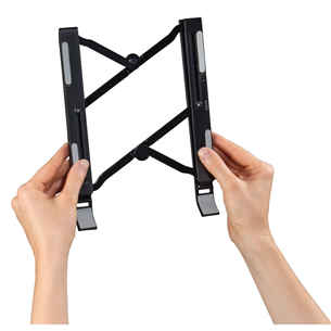 Hama Light Notebook Stand, foldable, black - Notebook stand