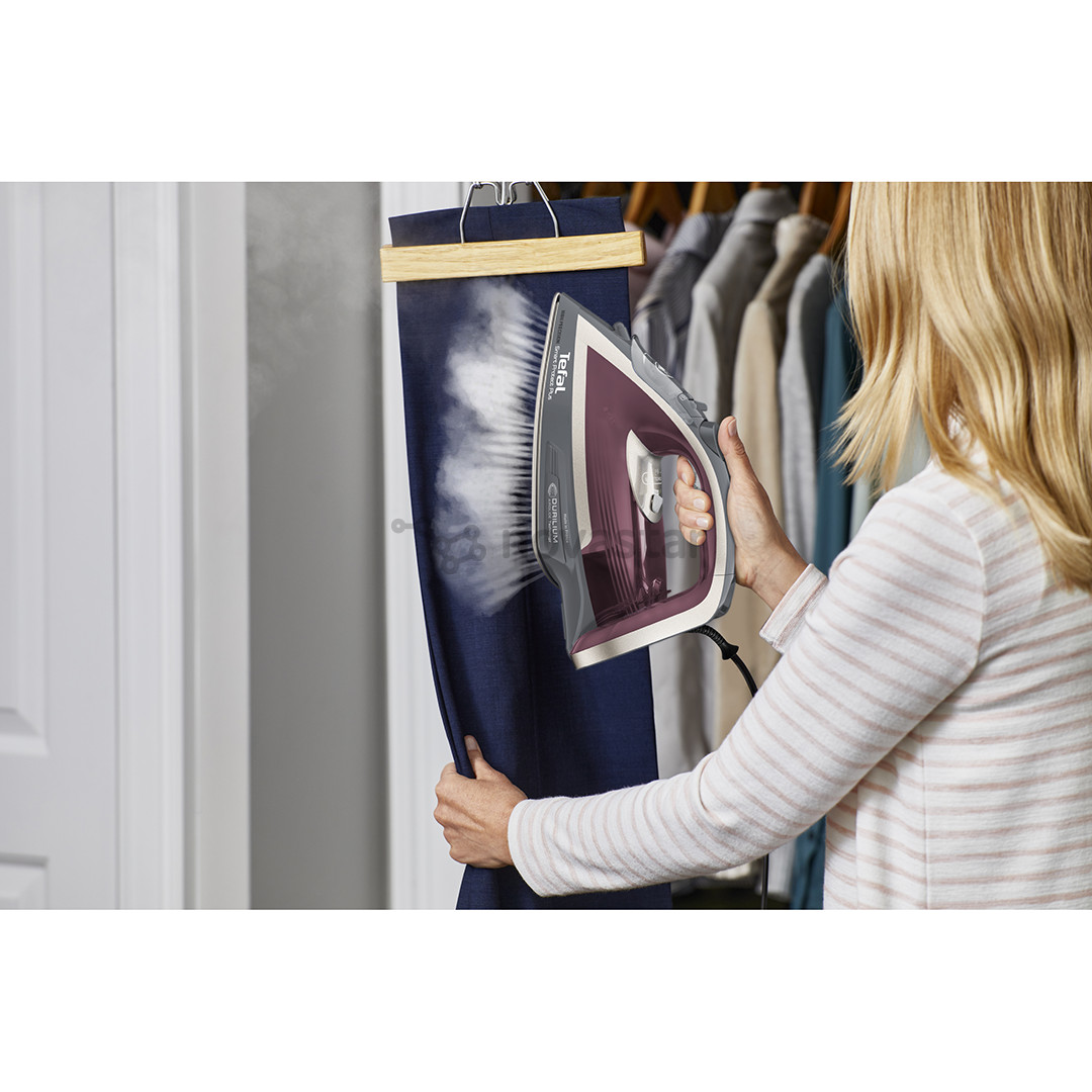 Garų lygintuvas Tefal FV6870E0 Smart Protect Plus, 2800 W, violetinis/pilkas