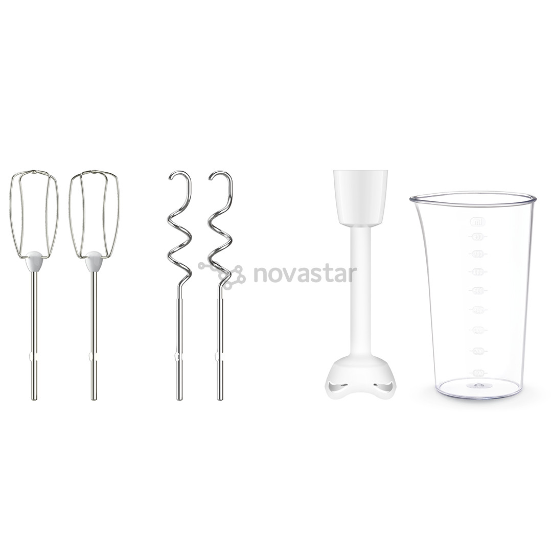 Tefal Prep'Mix+, 500 W, white - Hand mixer