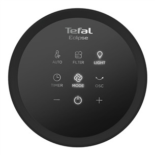 Tefal Eclipse 2in1, 120 m³/val., pilkas - Oro valytuvas ir ventiliatorius