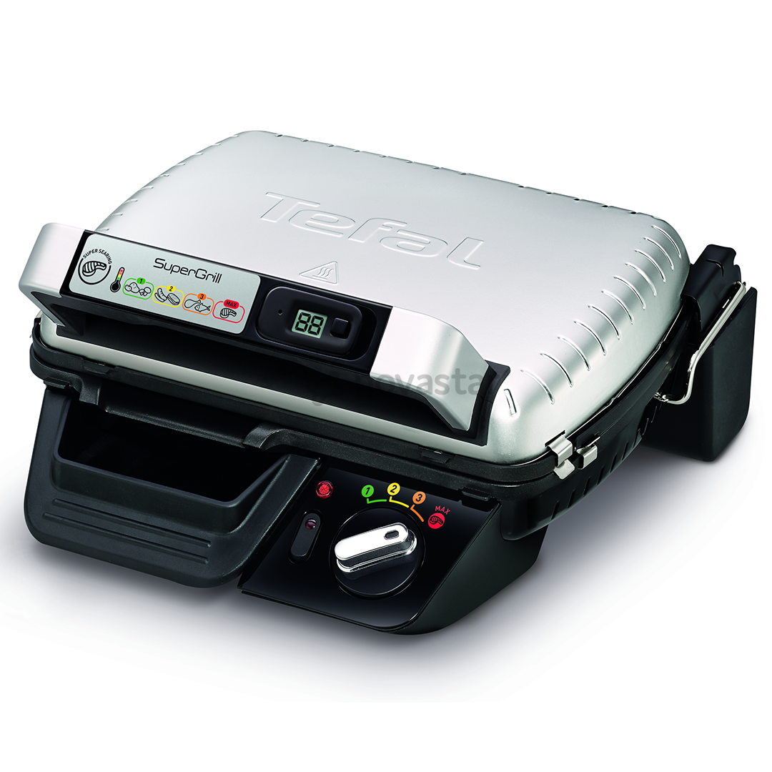Tefal Supergrill, 2000 W, inox - Grill