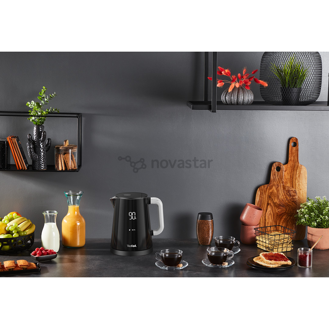 Tefal Smart & Light, variable thermostat, 1 L, black - Kettle