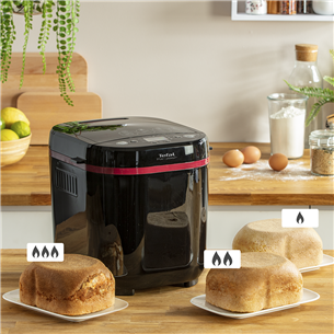 Tefal Pain Plaisir, 700 W, black - Breadmaker