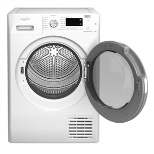 Whirlpool, 9 kg, depth 64.9 cm - Clothes Dryer