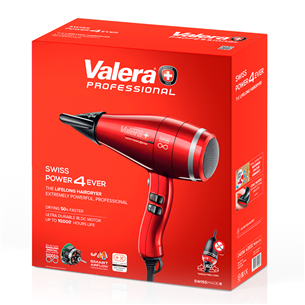 Valera Swiss Power4ever, 2400 W, red - Hair dryer