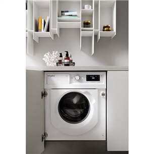 Whirlpool, 7 kg, depth 55 cm, 1400 rpm - Built-in Washing Machine