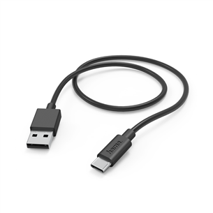 Laidas Hama Charging Cable, USB-A, USB-C, 1 m, black - USB Cable