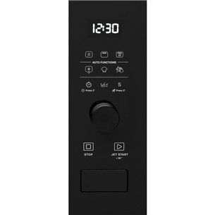 Whirpool, 25 л, 900 Вт, черный - Интегрируемая микроволновая печь с грилем