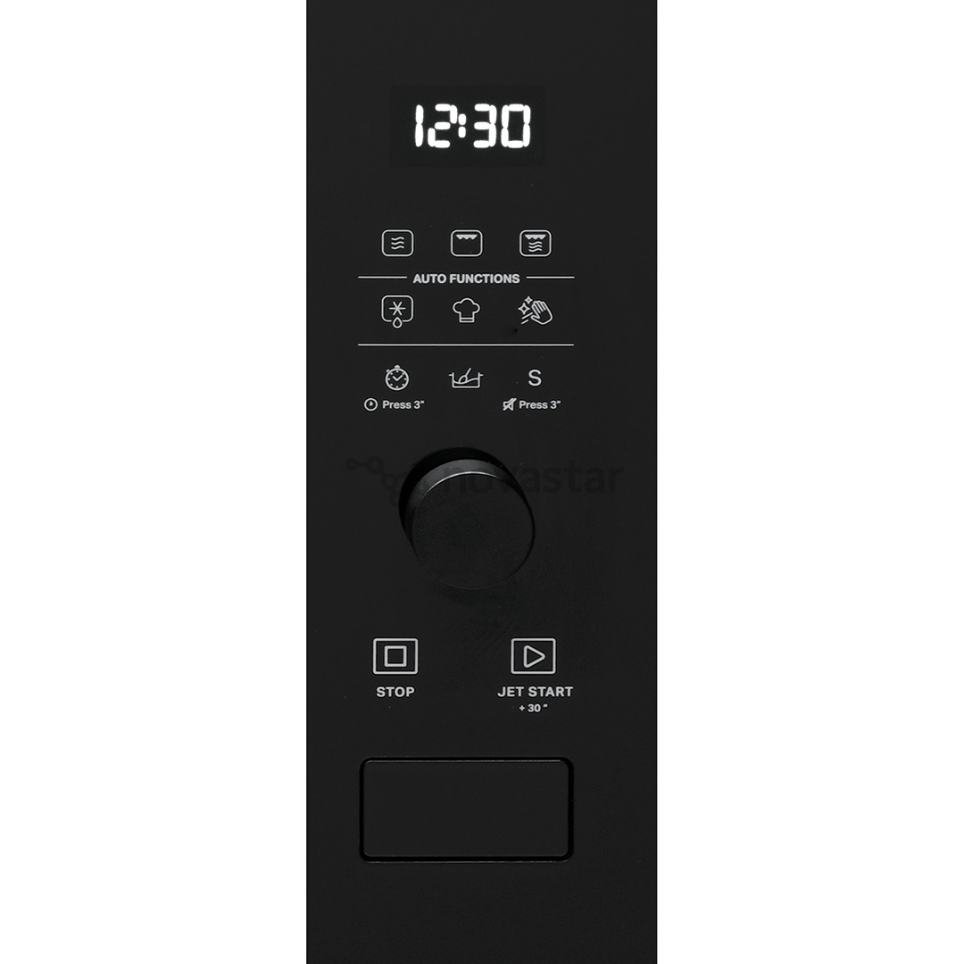 Whirpool, 25 л, 900 Вт, черный - Интегрируемая микроволновая печь с грилем