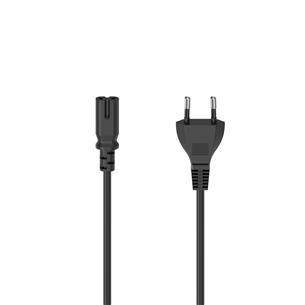 Hama power cord, 2-pin, черный - Кабель питания 00200777