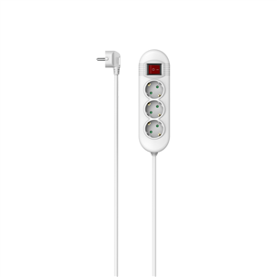 Hama Power Strip, 1,4m, white - Extension cord 00223021