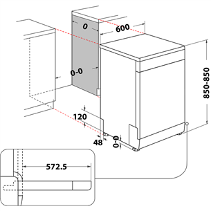 Indaplovė Whirlpool WFC3C33FX