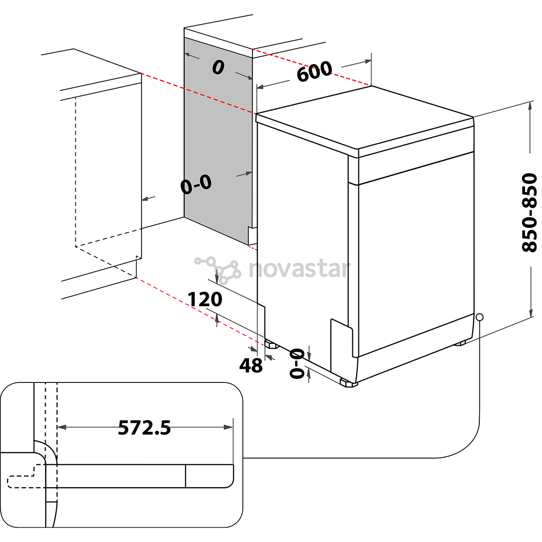 Indaplovė Whirlpool WFC3C33FX
