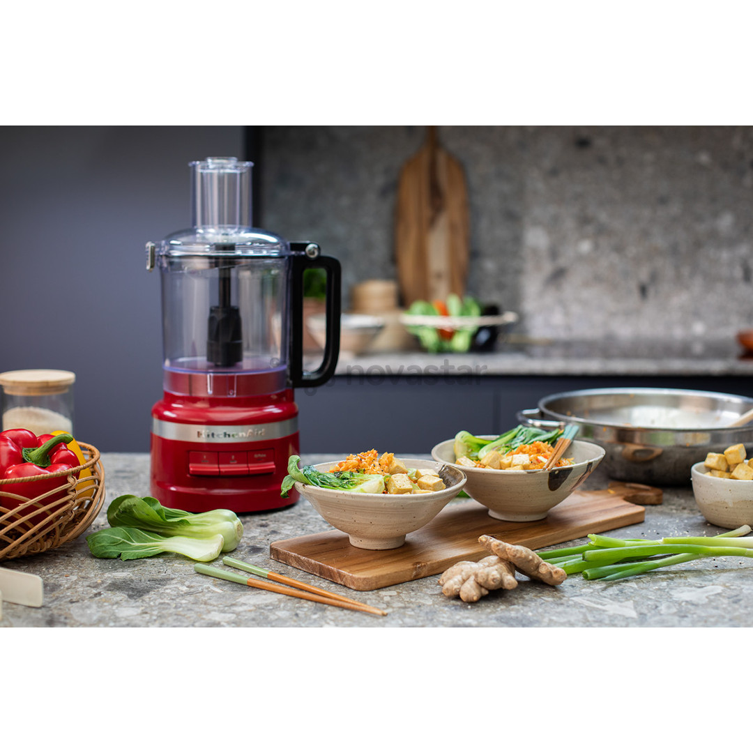 KitchenAid, 2,1 л, красный - Кухонный комбайн
