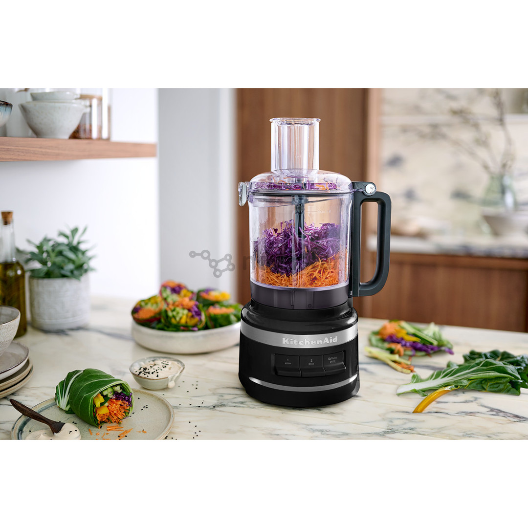 KitchenAid, 2,1 л, черный - Кухонный комбайн
