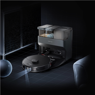 Roborock S7 MaxV Ultra, Wet&Dry, black - Robot vacuum cleaner