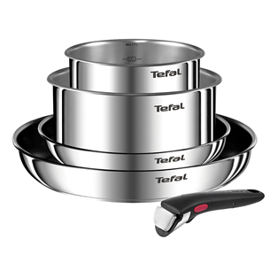 Tefal Ingenio Emotion, inox - 5-piece pot and pan set