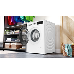 Bosch Series 6, 10 kg, depth 58.8 cm, 1400 rpm, white - Front Load Washing Machine