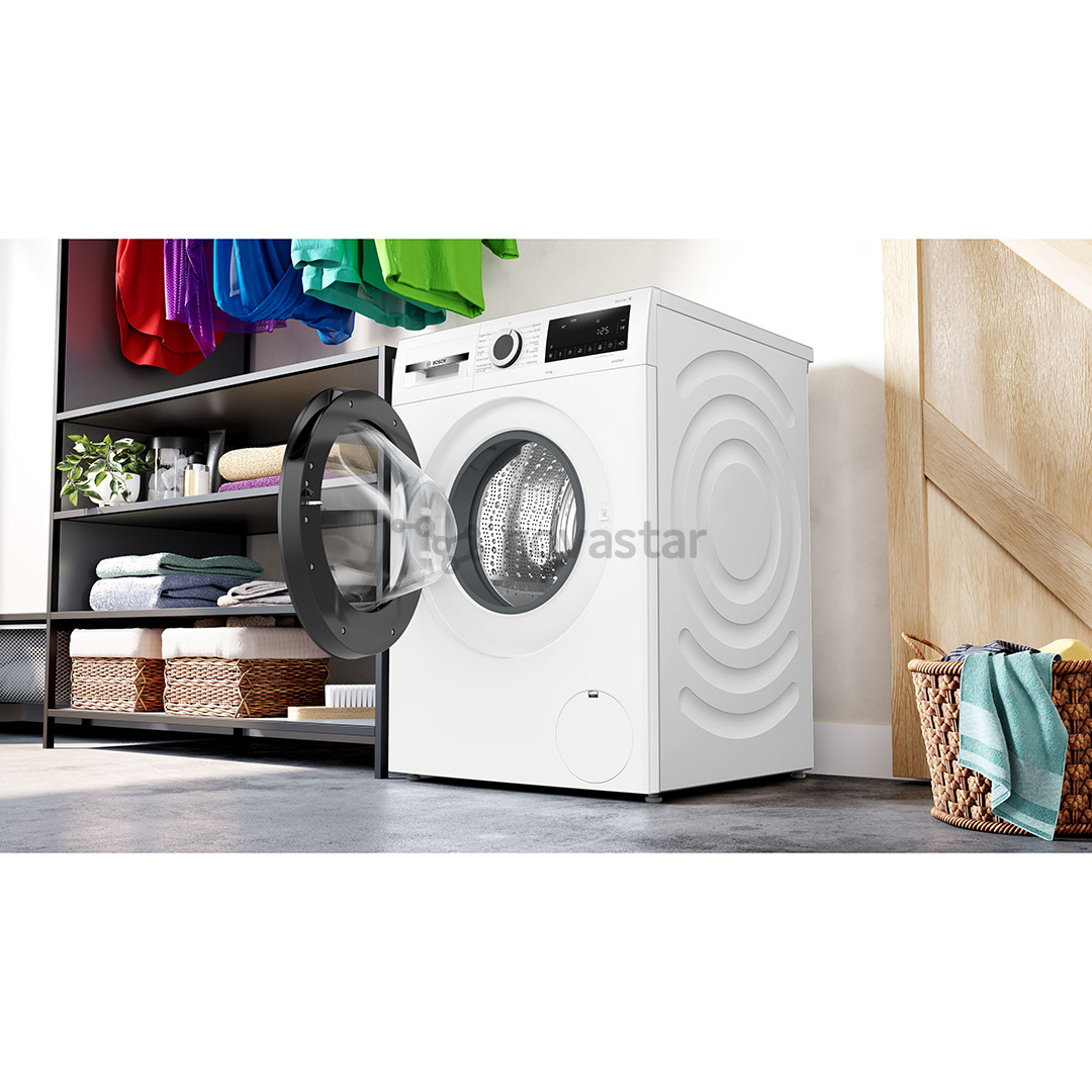 Bosch Series 6, 10 kg, depth 58.8 cm, 1400 rpm, white - Front Load Washing Machine