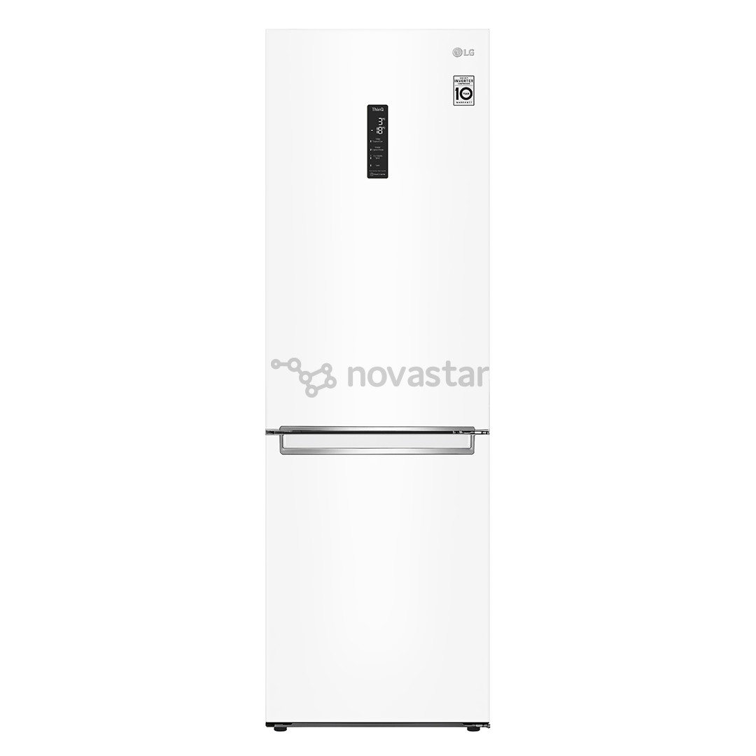 LG, No Frost, 341 L, aukštis 186 cm, baltas - Šaldytuvas