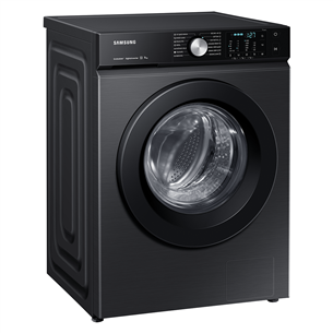 Samsung, 11 kg, depth 60 cm, 1400 rpm, black - Front Load Washing Machine