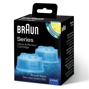 Braun, 2 pieces - Clean and Recartridge