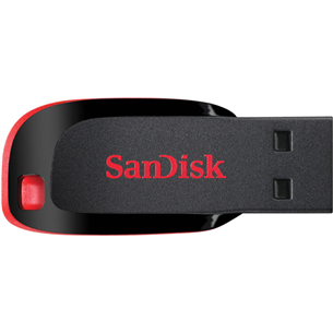 SanDisk Cruzer Blade, USB-A, 64 ГБ, черный - Флеш-накопитель