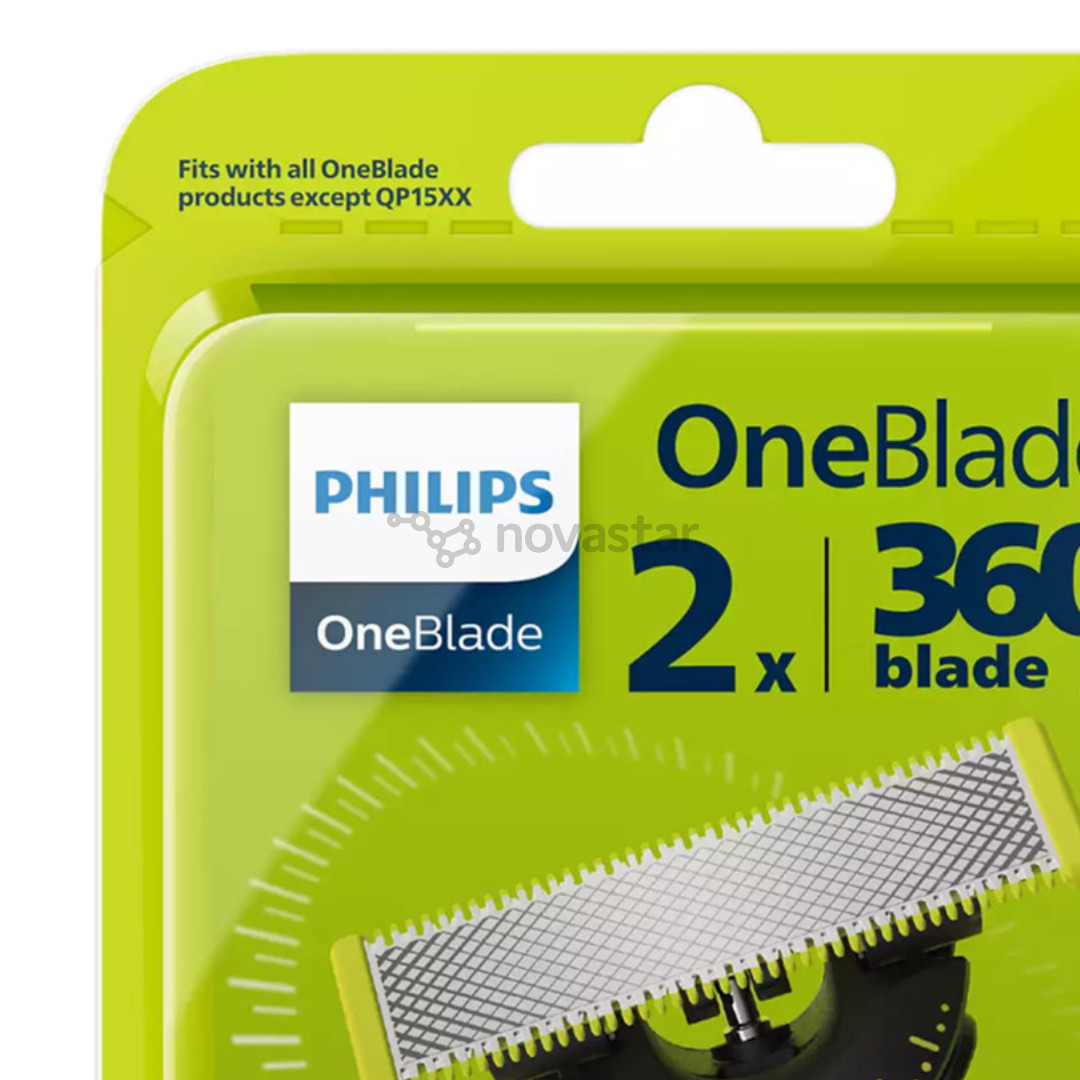 Philips OneBlade 360flex, 2 шт. - Сменное лезвие