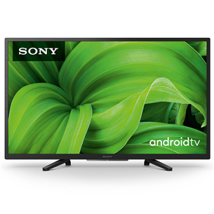 Sony W800, 32'', HD, LED LCD, Smart TV, feet stand, black - TV
