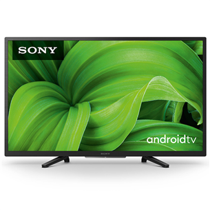 Sony W800, 32'', HD, LED LCD, Smart TV, боковые ножки, черный - Телевизор