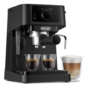 DeLonghi Stilosa, black - Manual espresso machine