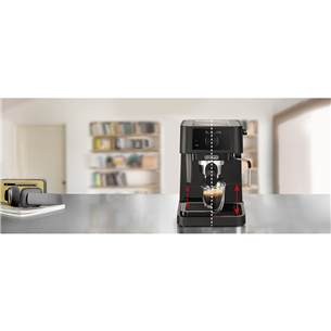 DeLonghi Stilosa, black - Manual espresso machine