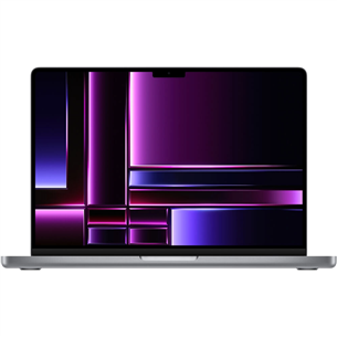 Nešiojamas kompiuteris Apple MacBook Pro 14 (2023), M2 Pro 10C/16C, 16GB, 512GB, SWE, space gray MPHE3KS/A
