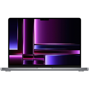 Nešiojamas kompiuteris Apple MacBook Pro 14 (2023), M2 Pro 10C/16C, 16GB, 512GB, SWE, space gray