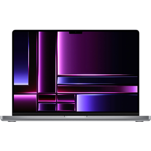 Nešiojamas kompiuteris Apple MacBook Pro 16 (2023), M2 Pro 12C/19C, 16GB, 512GB, SWE, space gray MNW83KS/A