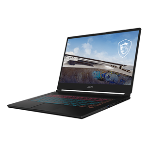 Nešiojamas kompiuteris MSI Stealth 15M B12UE, 15,6'' FHD, 144 Hz, i7, 16 GB, 512 GB, RTX3060 Max-Q, black