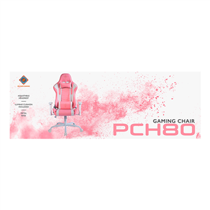 Deltaco PCH80 (PU), pink - Gaming chair