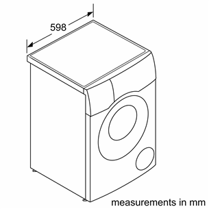 Skalbimo mašina-džiovyklė Bosch WDU8H542SN, Serie 8, 10 kg / 6 kg