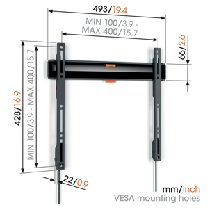 TV laikiklis Vogel's TVM 3403 Fixed, 32''-77''