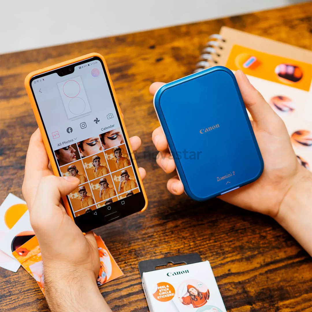 Canon Zoemini 2, BT, mėlynas - Nuotraukų spausdintuvas