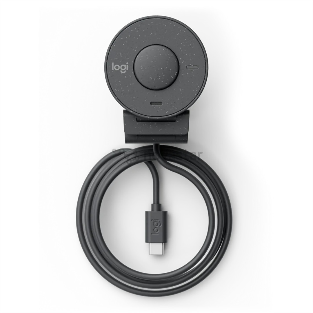 Internetinė kamera Logitech Brio 300, FHD, juoda