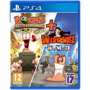 Worms Battlegrounds + W.M.D, PlayStation 4 - Игра