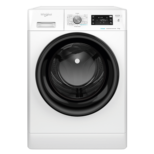 Whirlpool, 8 кг, глубина 63 см, 1400 об/мин, белый - Стиральная машина с передней загрузкой