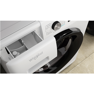Whirlpool, 8 кг, глубина 63 см, 1400 об/мин, белый - Стиральная машина с передней загрузкой